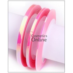 Banda decor pentru unghii  Pink Mermaid de 1mm